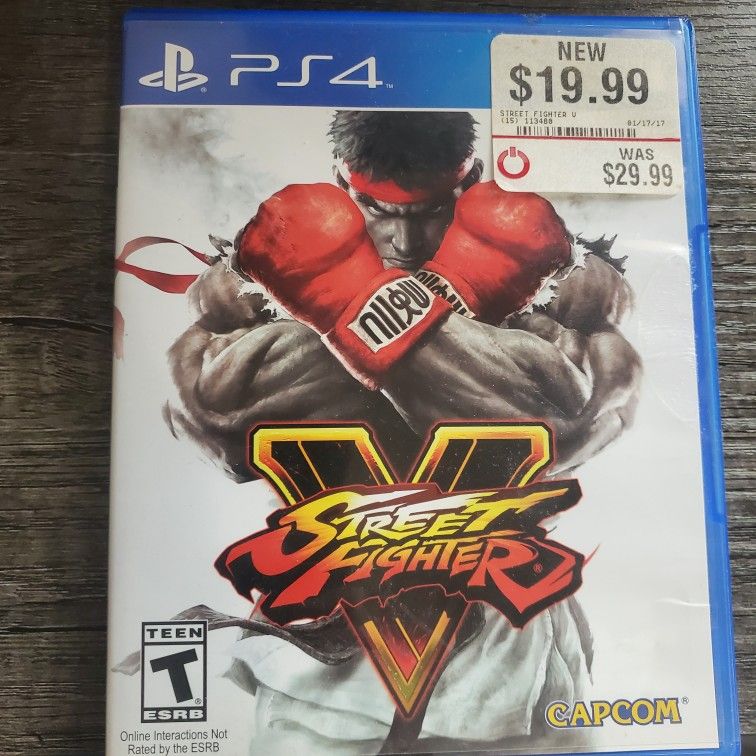 Street Fighter 5 - $15 For PS4