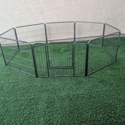 New Metal Indoor Outdoor Dog X Pen, Exercise Pen, Kennel, 8 Panel
