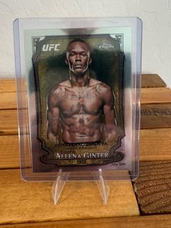 Israel Adesanya 2026 Topps Chrome UFC Allen & Ginter