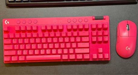 Logitech Magenta pro x tkl and pro super light