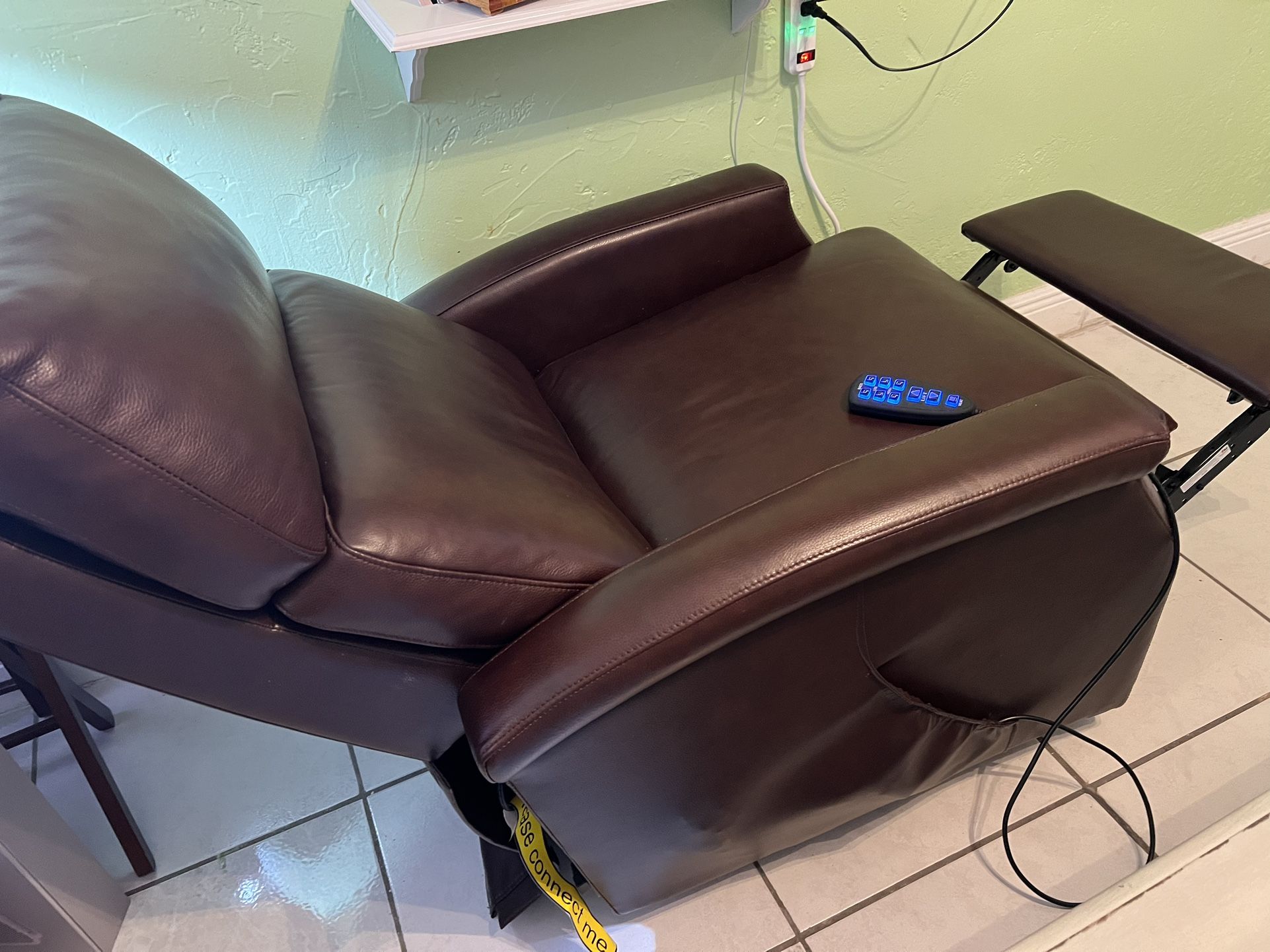Leather Recliner Seat