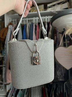 Sparkly Silver Handbag 