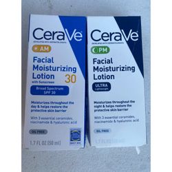 Cerave Facial Moisturizers. Both For $12