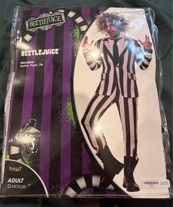 Beetlejuice Adult Medium Halloween Costume
