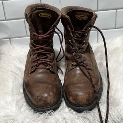 Wolverine mens soft  Toe Lace Up Work Boots.size 12 D