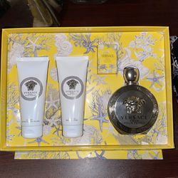 Brand New Versace Eros Pour Femme Eau de Parfum 4 piece set