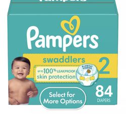 Baby Diapers—Pampers Swaddler, Size 2 - 84 Pack
