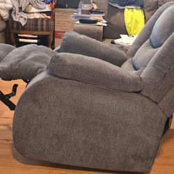 Ashley Recliner Dark Grey