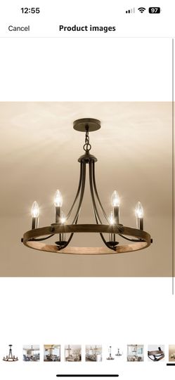 Wagon Wheel Chandelier