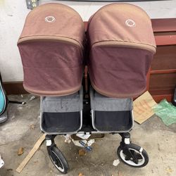 Bugaboo Donkey2 Duo Stroller With Multiple Accessories