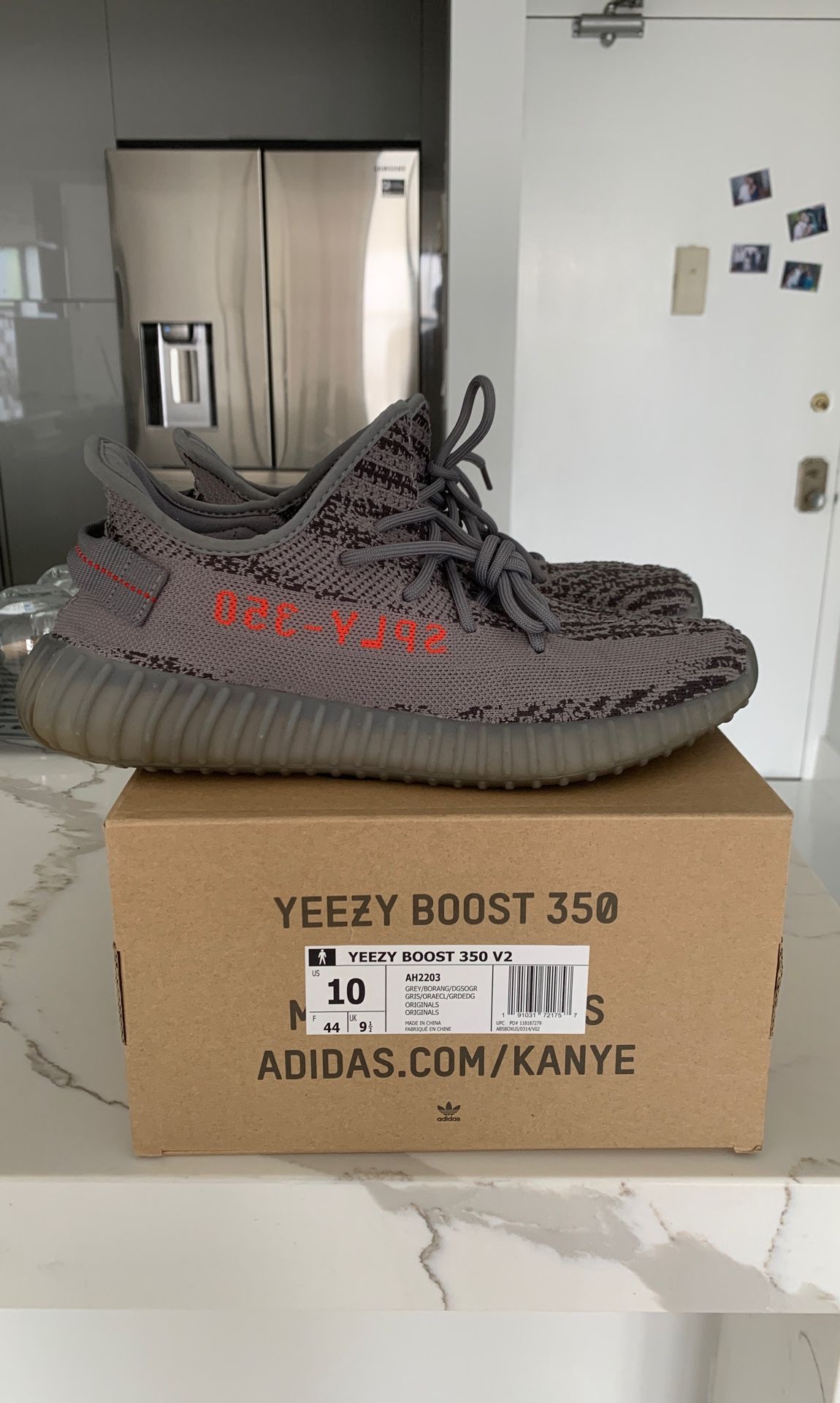 Adidas yeezy 350 boost v2 beluga 2.0 good condition 100% AUTHENTIC size 10
