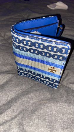 Tory Burch Mini Gemini Link Canvas Wallet