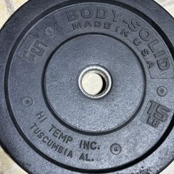 Body Solid Bumper Plates 