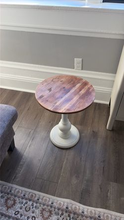 Wooden side table - $50