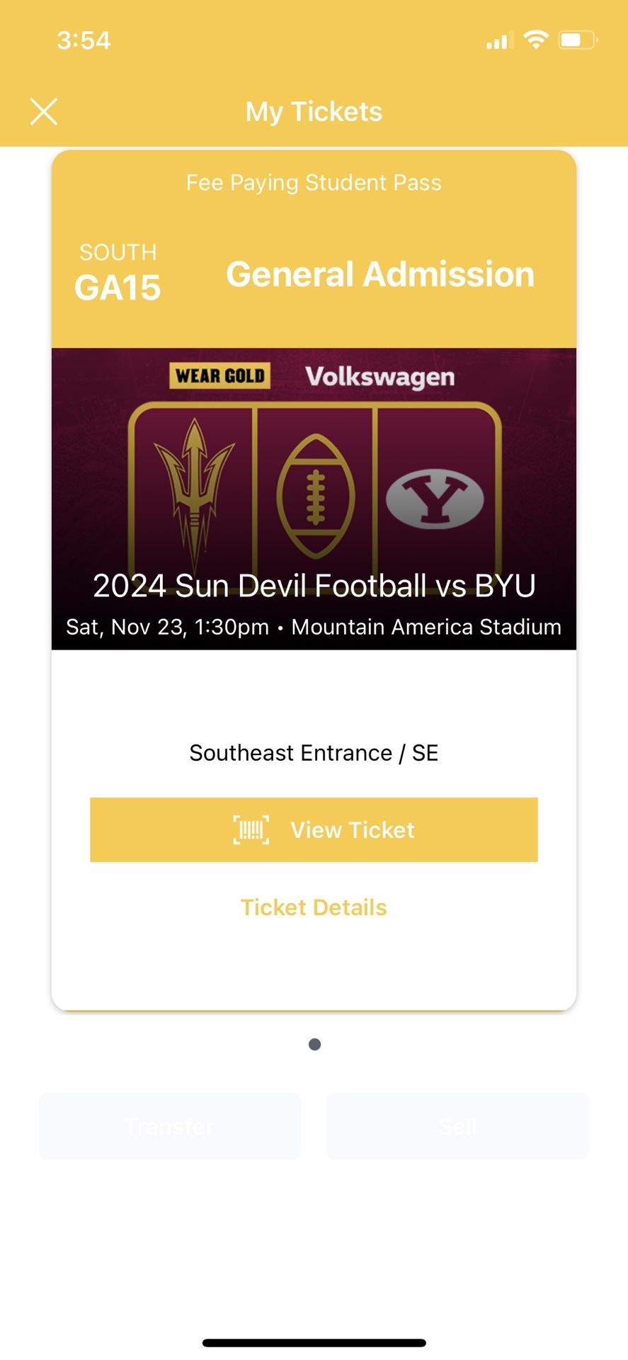 ASU v BYU GAME