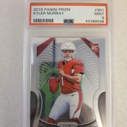 2019 Panini Prizm Kyler Murray Rookie RC #301 PSA 9 NM Football Trading Card 