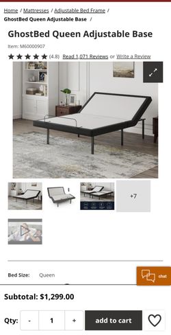 Ghost Bed adjustable Queen Base