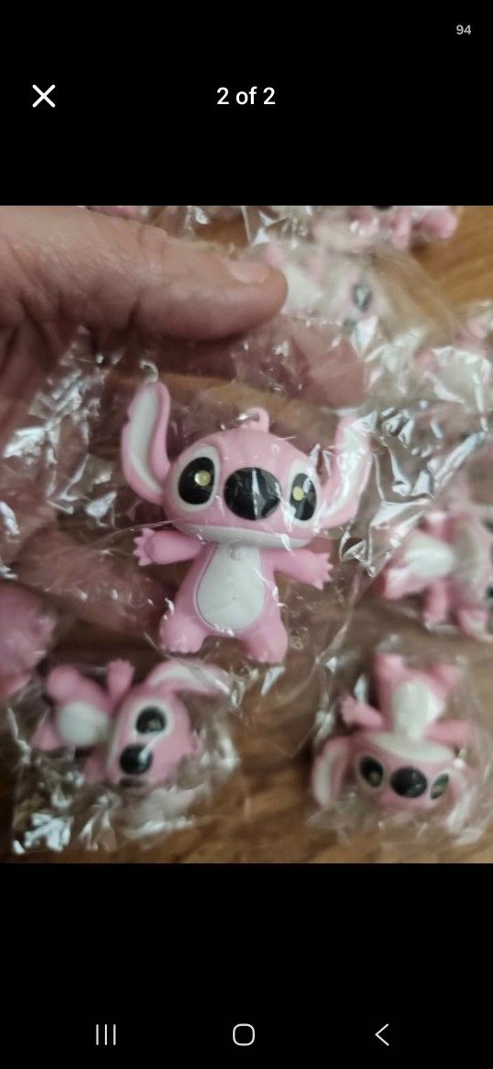Pink Aliens Keychains Bulk Lot