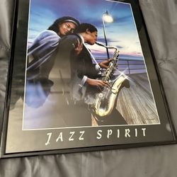 Cool Jazz Framed Picture 