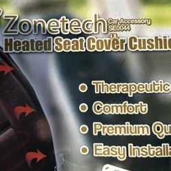 Zone Tech Heated Seat Cover 