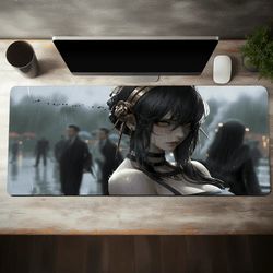 NEW Yor Spy X Family anime girl waifu mouse keyboard pad play mat. Dimension: 11.8" x 23.6"