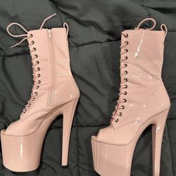 PLEASER  Enchant-1041 Baby Pink Size 7