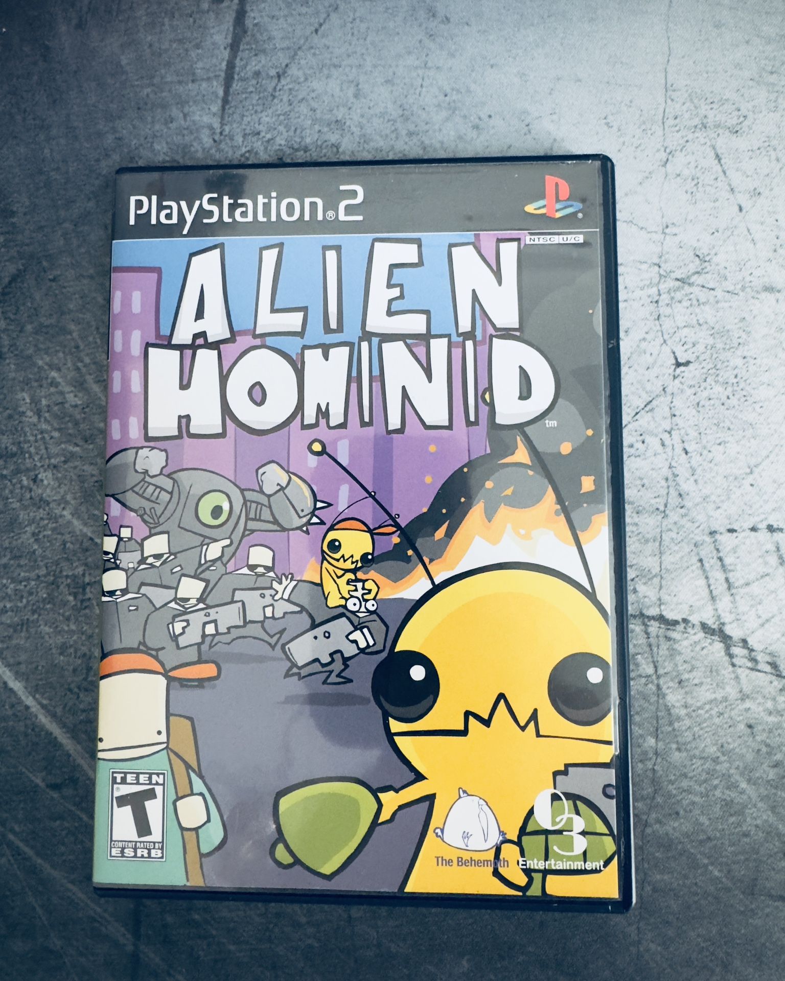 Alien Hominid (Sony PlayStation 2, 2004) PS2 Game CIB w/ Manual - Tested