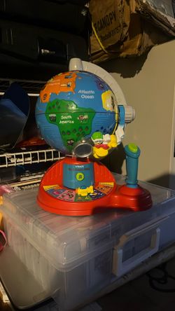 Vintage Vtech Fly And Learn Globe