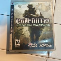 Ps3 Call Of Duty 4 Modern Warfare 