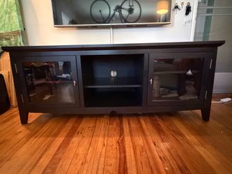 60” Black TV Stand / Media Console
