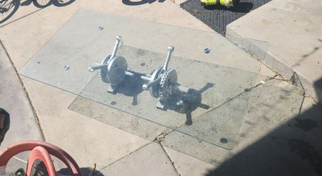 Custom Harley Davidson flywheel coffee table