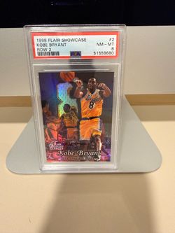1998 FLAIR SHOWCASE KOBE BRYANT PSA 8