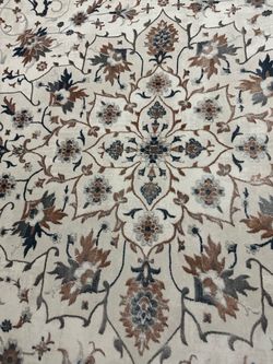 Persian-Style Floral Area Rug