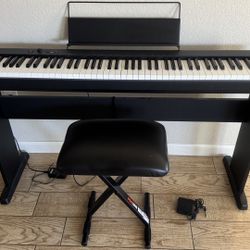 Casio Digital Piano with Stand & bench - weighted keyboard