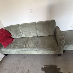 Green Smaller Sectional - 