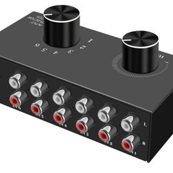 6-Channel RCA Audio Switcher