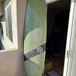 The green machine: Fun board surfboard 