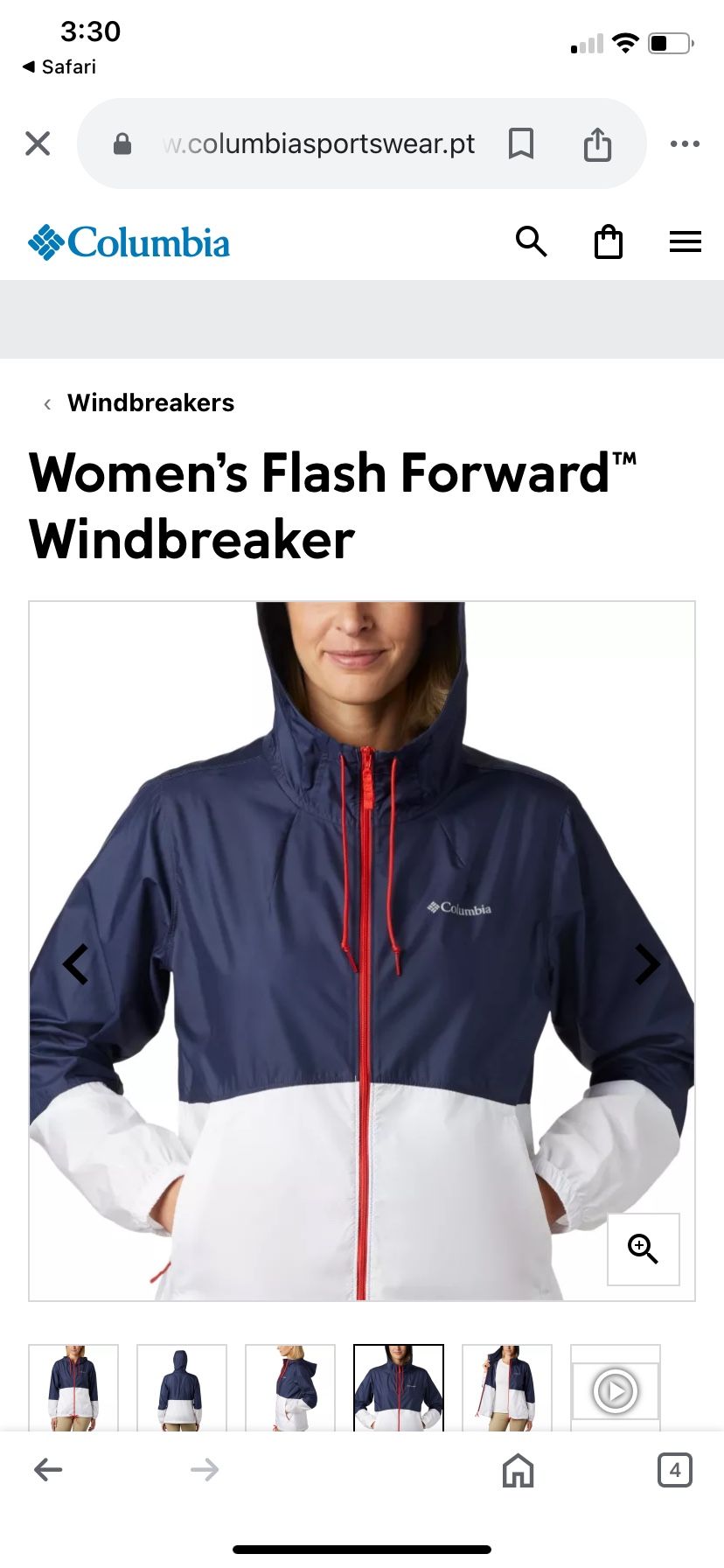 Women’s Columbia Rain Jacket
