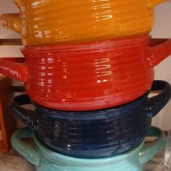 Rainbow Ceramic Bowls