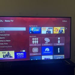  TCL 55” ROKU  TV 4 K HDR - 4 Series