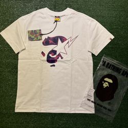 White BAPE Tee
