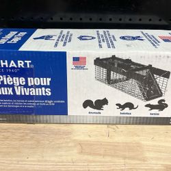 Havahart Small 1-Door Humane Catch-and-Release Live Animal Cage Trap for Squirrel, Weasel, Chipmunk