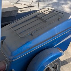 Two Pull Behind Motorcycle Trailers