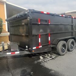 Dump Trailer Color Black