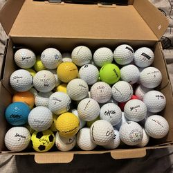 50, 60, 70, 80, 90 or 100 assorted gold balls