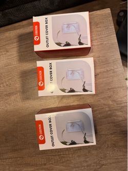 Outlet box covers & cable management box & wire cover