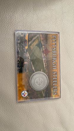 REAL!!!! pittsburgh steelers coin that was fliped
