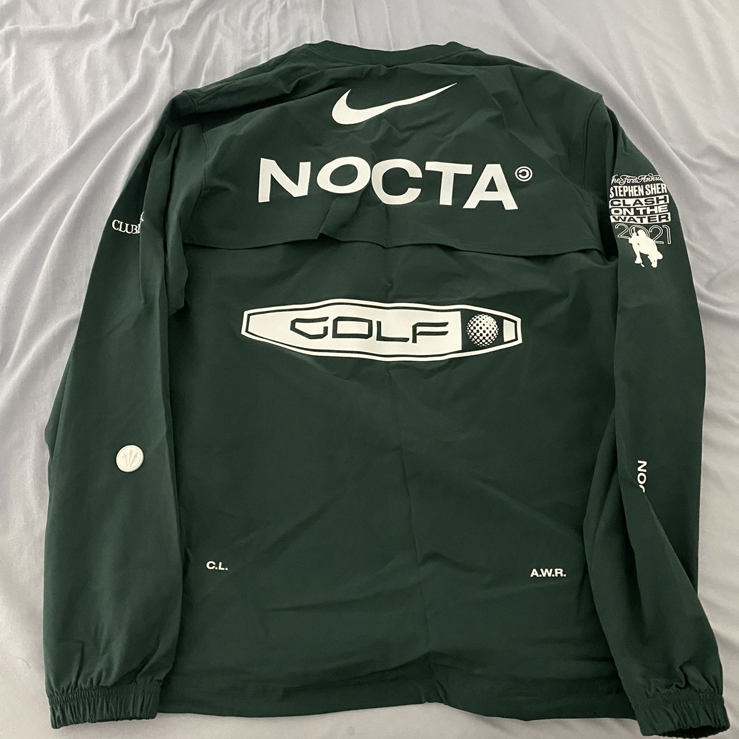 Nike Drake NOCTA Golf Crewneck Top Green MEDIUM NEW