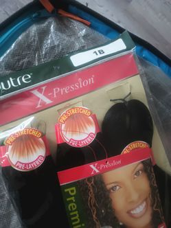 Xpressions 1b hair blk 1 pack