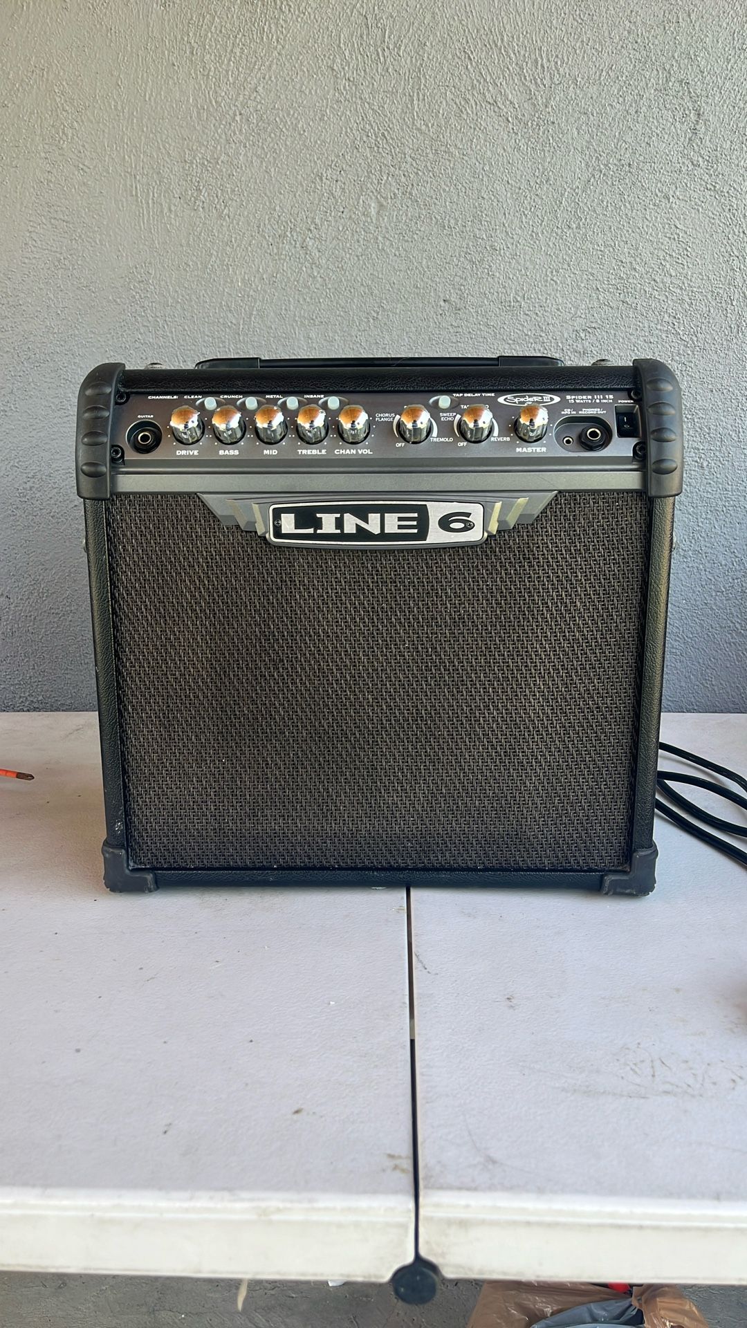 Line 6 spider 3 guitar amp.
